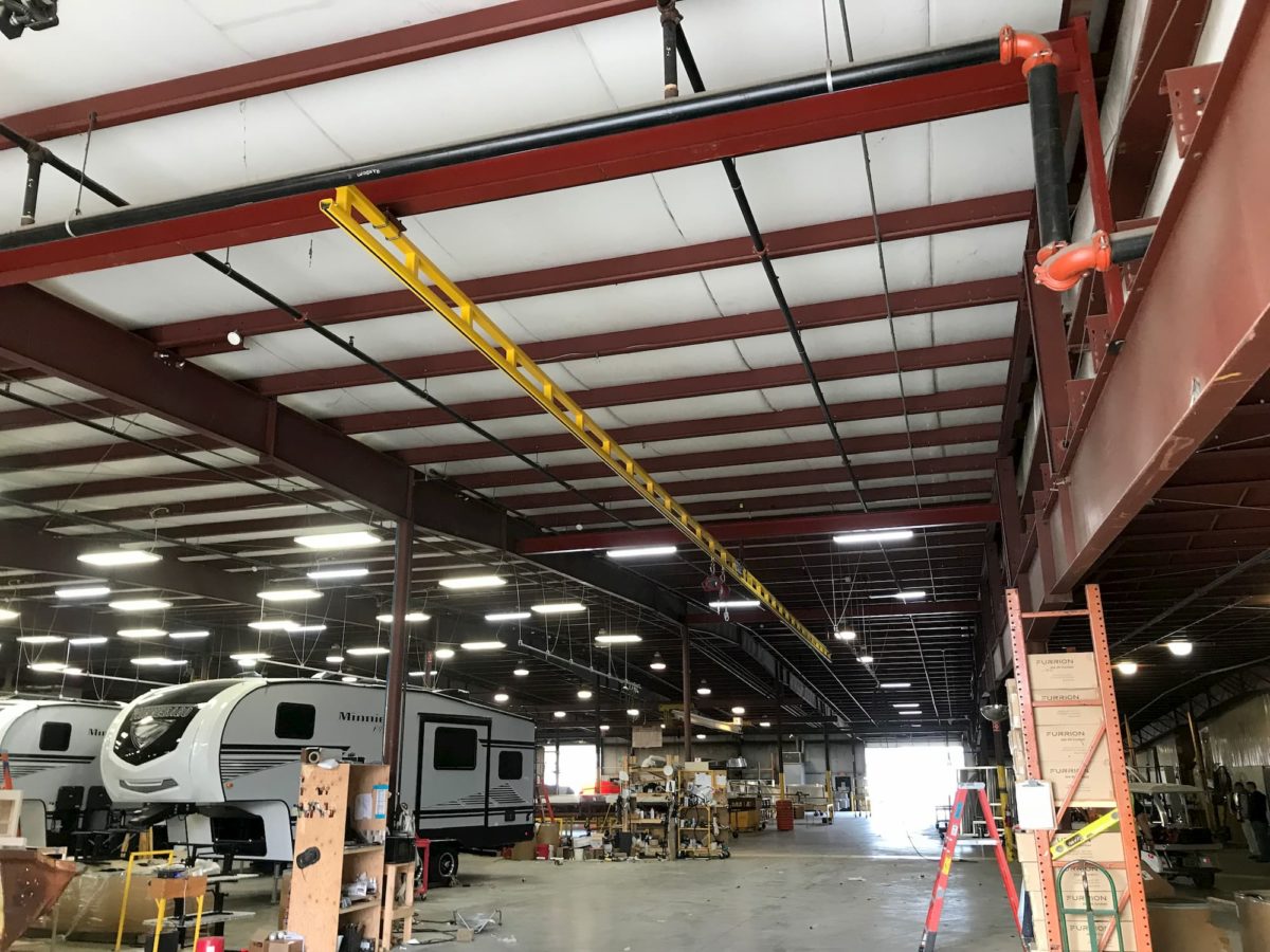 Fall Protection System in Manufacturing Plant