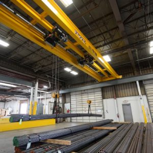 Overhead Bridge Crane Lifting Steel