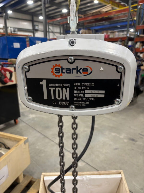 Starke Electric Chain Hoist - Single Phase (Refurbished) - Image 6