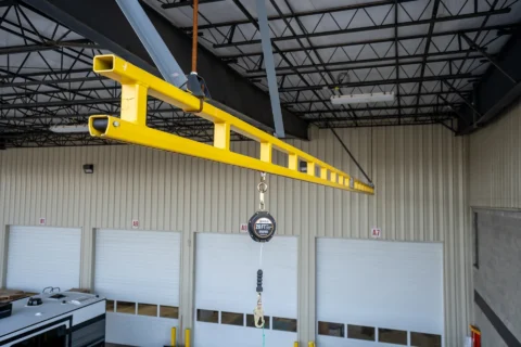 Ceiling-Mounted Overhead Crane for Fall Protection
