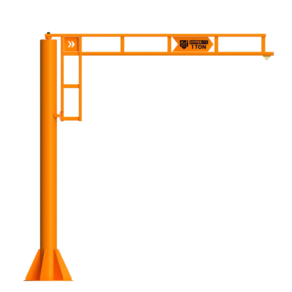 HyperLite Freestanding Jib Crane 3D Model with Decal