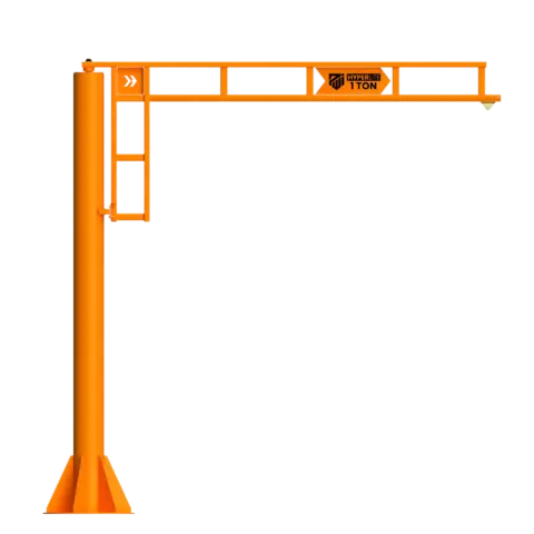 HyperLite Freestanding Jib Crane 3D Model with Decal