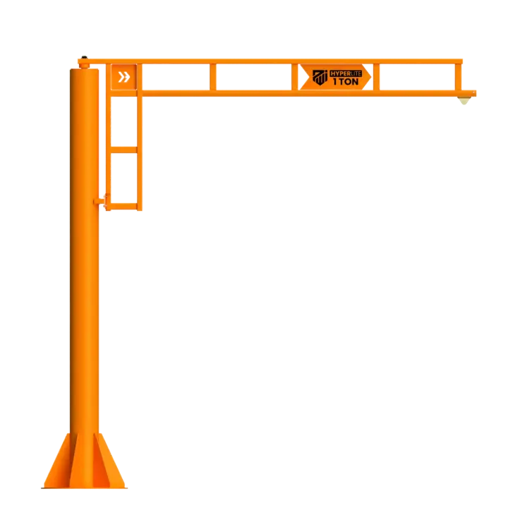 HyperLite Freestanding Jib Crane 3D Model with Decal