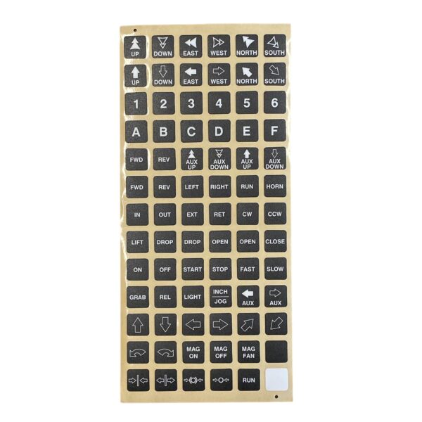 K Series Transmitter Legend Buttons