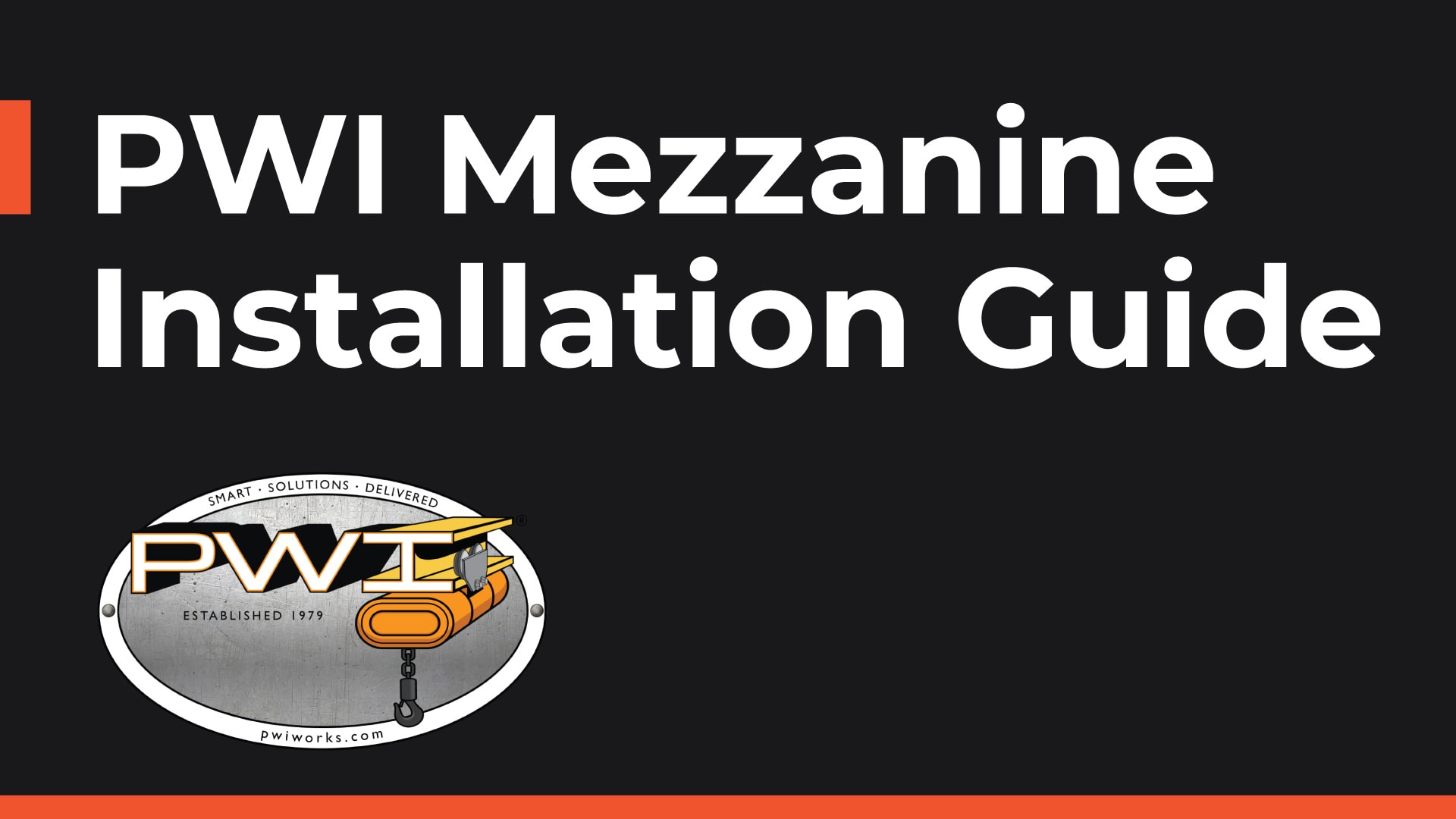 Mezzanine Installation Guide Cover