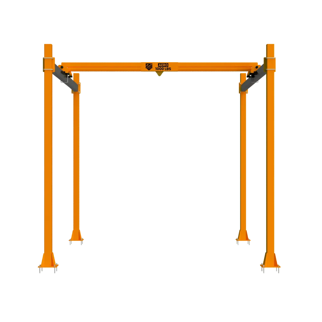 PWI Aero Freestanding Bridge Crane
