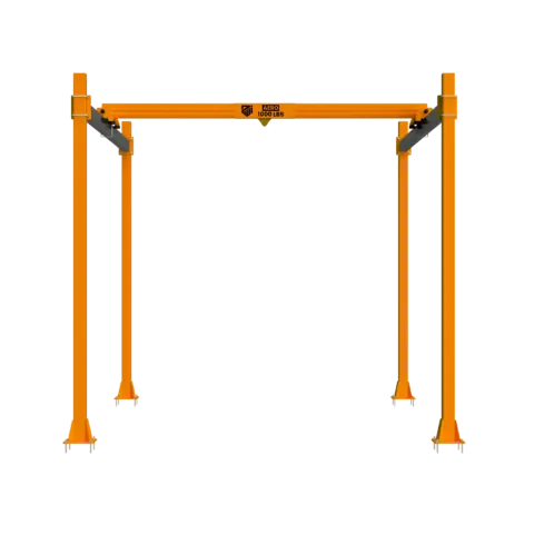 PWI Aero Freestanding Bridge Crane