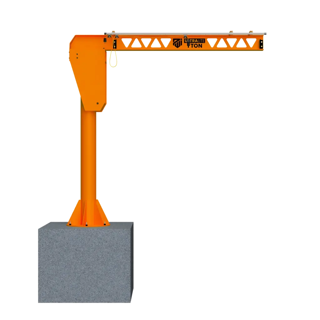 PWI UltraLite Freestanding Jib Crane