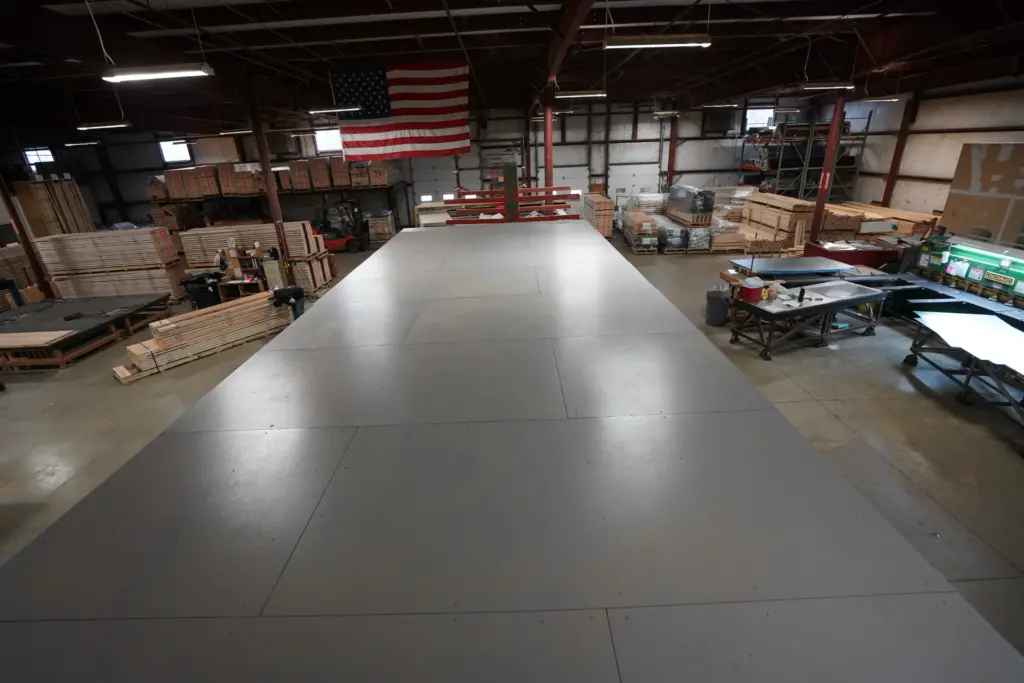Resindek flooring on mezzanine